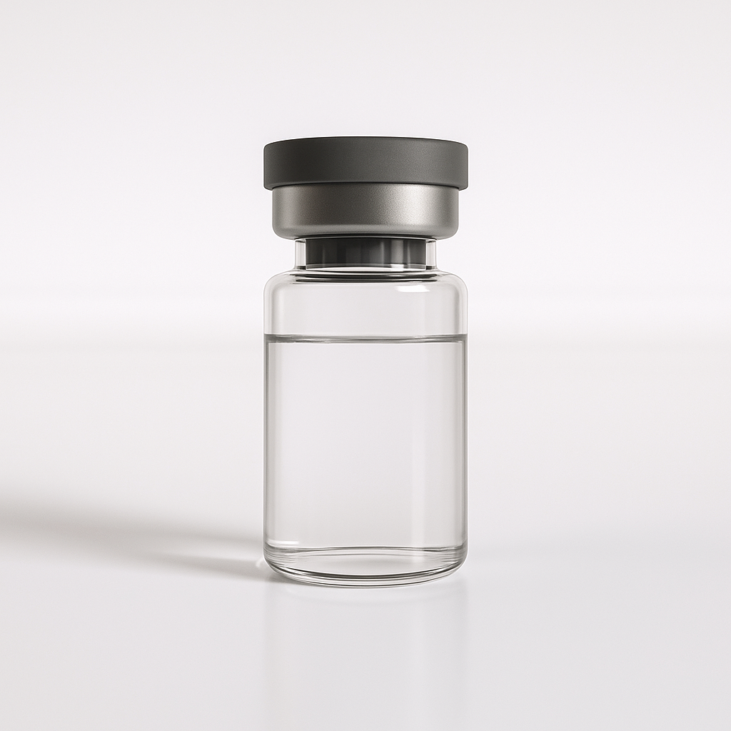 Clear 10 mL vial labeled Bacteriostatic Water 10 mL by Black Helix Labs.